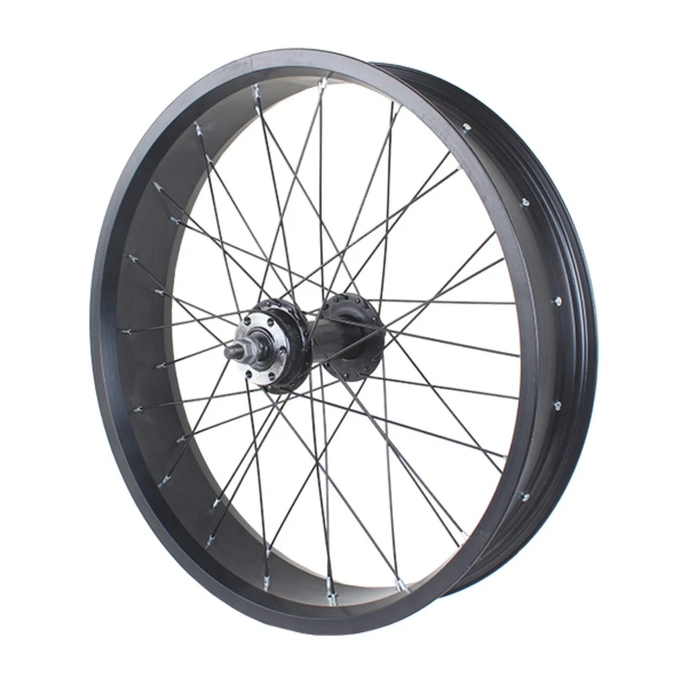 Fat Bike Wheel Rim 20 24 26x4.0 Tire Snowbike Super-wide Wheelset Bicycle Wheels - Image 3 of 4