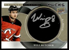 2018-19 Upper Deck Trilogy Signature Pucks Will Butcher Auto #SP-WB