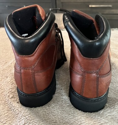 RED WING WORX # 5426 Work Boots Brown Leather STEEL Safety 