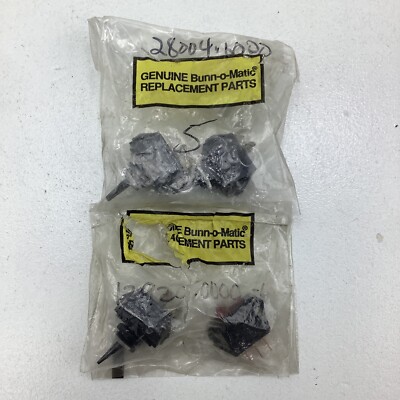 2 pk OPEN AG28004.0000 Bunn Switch, Toggle 250V Dpst Genuine OEM BU28004.0000