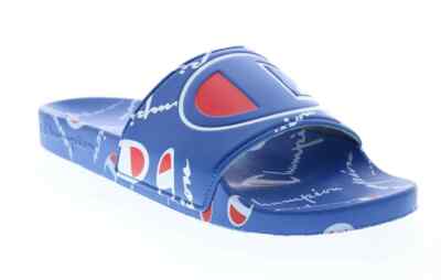 Champion IPO Repeat Slides Blue White Sandals Flip Flops CHAMPION MEN main image 3