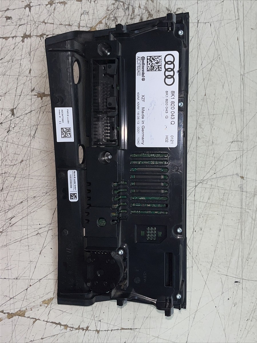 🥇13-16 AUDI 8T A5 A4 A/C HEATER CLIMATE CONTROL SWITCH PANEL