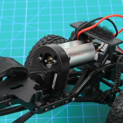 RCAWD 180 Motor & 51T Gearbox Upgrade For Axial SCX24 – 260% More Power, Steel Gears, High-Torque Crawler Motor