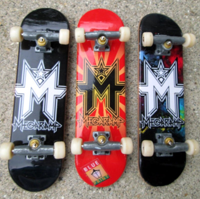 Lot of 3 Diifferent Tech Deck Mega Ramp Megaramp Finger Skateboards