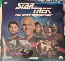 Star Trek: The Next Generation on Laser - Ep. 51 52 Laserdisc 