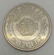 Par-A-Dice Casino $1 Slot Token - East Peoria Illinois - Riverboat