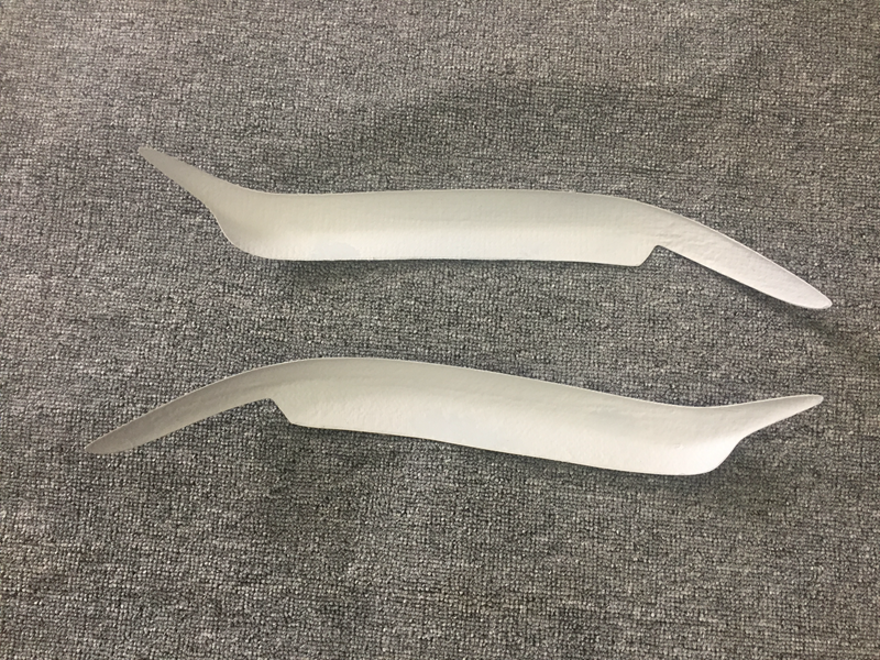 アイライン マツダプロテジ323 20012003スポーツヘッドライトアイブロウまぶた4Lh Headlights 4Lh Eyebrow Mazda 323 Protege Sport