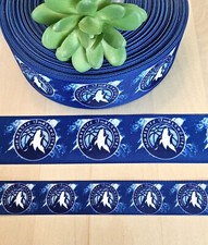 7/8  1.5" 1 YD Minnesota Timberwolves Grosgrain Ribbon Wolves T-Wolves Ribbon