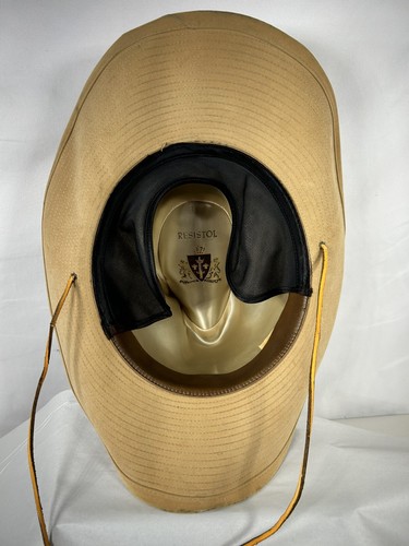 Resistol Self Conforming Vintage Cowboy Hat Stagecoach Ranch Suede Felt 7 1/2 - Picture 6 of 10