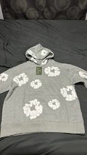 Denim Tears The Cotton Wreath Sweatshirt “Grey” Size Large