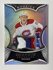 2023-24 UD Black Diamond Hockey EXQUISITE ROOKIE PATCH OWEN BECK 83/99