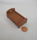 Vintage Fisher Price Little People Sesame Street Brown Bert Single Bed #938
