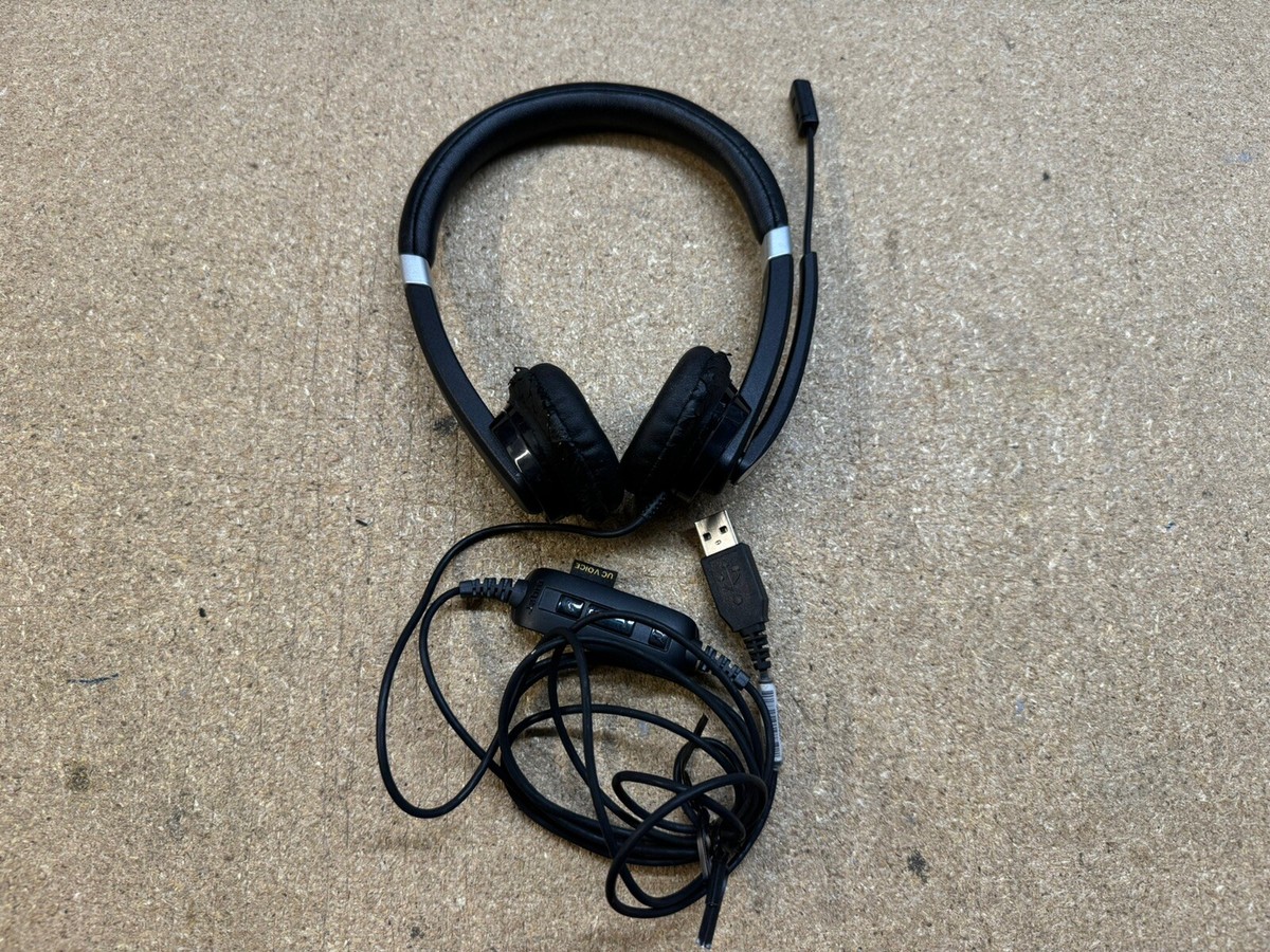 Jabra UC Voice 550 DUO Black USB Headband Headset HSC011