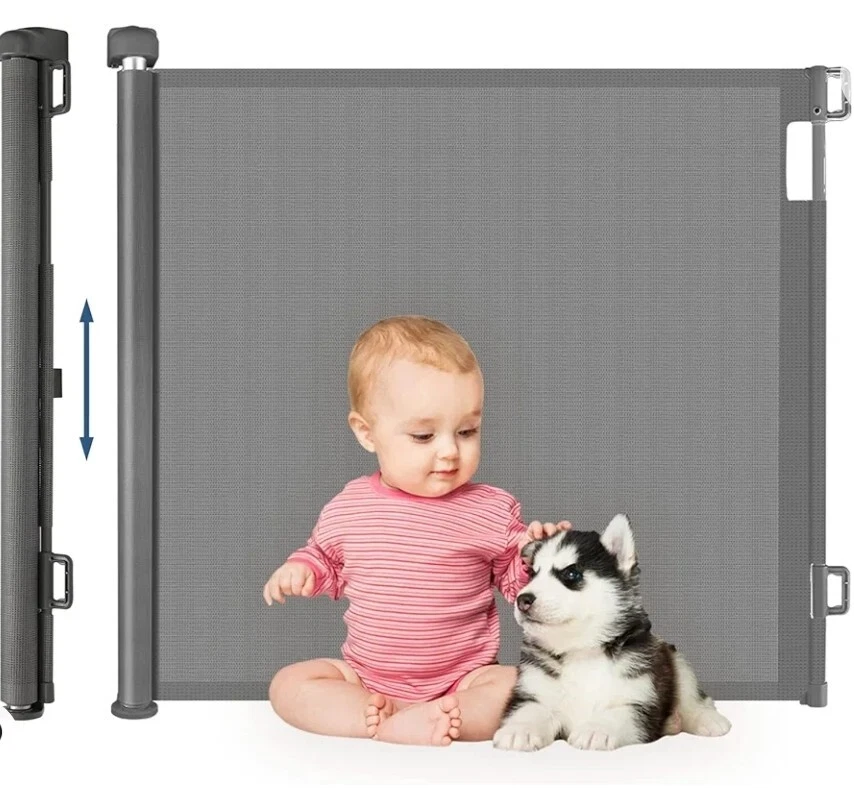 retractable safety gate