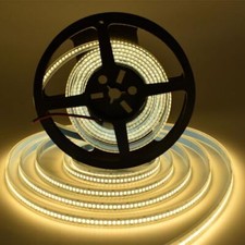 LED Strip Lights SMD 2835 LED Strip Warm White 3000K DC12V 1200LEDs 16.4Ft 26...