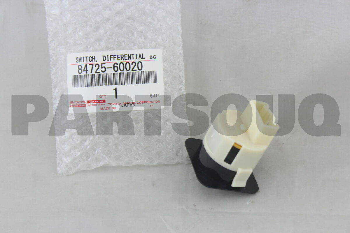 8472560020 Genuine Toyota SWITCH, CENTER DIFFERENTIAL LOCK 84725-60020 8472560020 Genuine Toyota SWITCH, CENTER DIFFERENTIAL LOCK 84725-60020