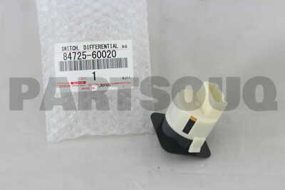 8472560020 Genuine Toyota SWITCH, CENTER DIFFERENTIAL LOCK 84725