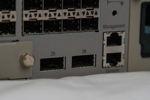 Nokia Alcatel Lucent 7210 SAS-M 24-SFP 2-XFP ETR Two 10G Ports! Great Condition - Picture 4 of 8