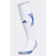  18 ADIDAS Team Speed II Cushion Soccer Socks Unisex Small Aeroready Wht/Blu NWT
