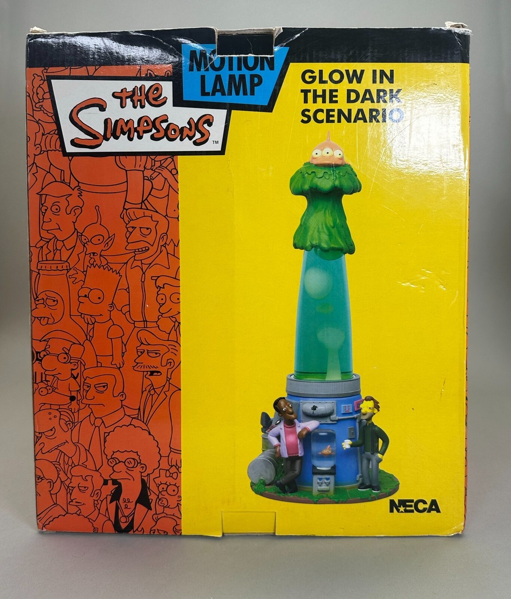NECA The Simpsons MOTION LAVA LAMP Glow in The Dark Scene 2003 | eBay