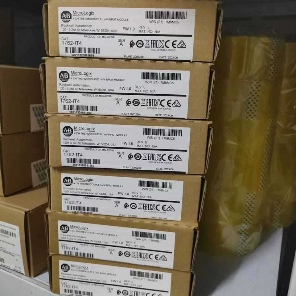 New Factory Sealed AB 1762-IT4 SER A MicroLogix Themocouple/mV Module 1762IT4 - Image 3 of 4