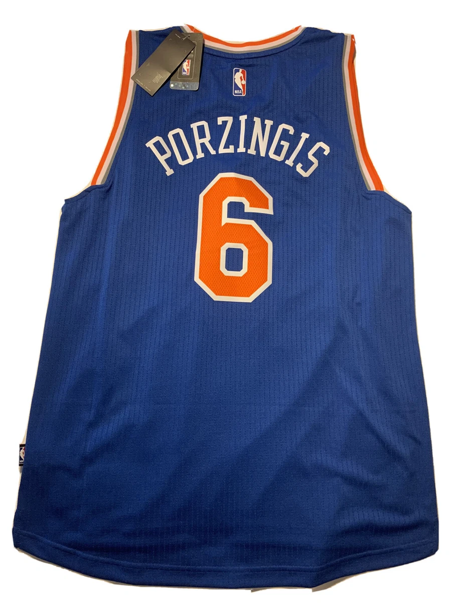 New Kristaps Porzingis Mens L Blue 30 Knicks Adidas Swingman NWT | eBay