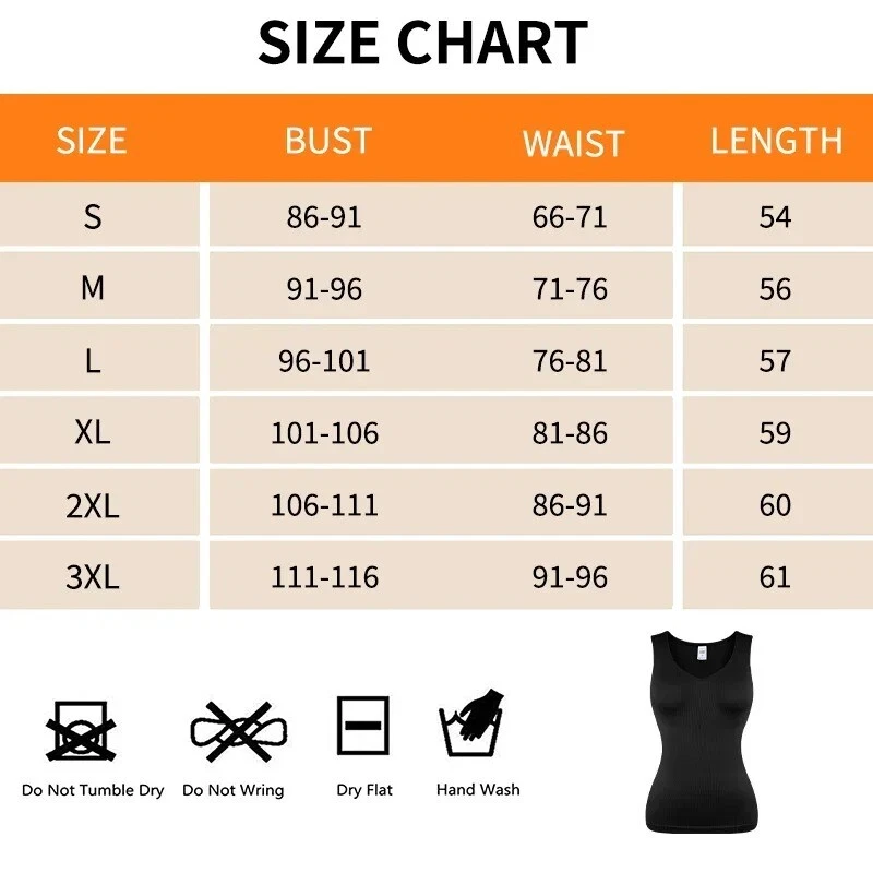 Women Shapewear Shirt Body Shaper Compression Tank Tops Belly Control Underwear - Image 2 of 4