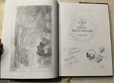 The Lord of the Rings Sketchbook - Hardcover By Lee, Alan - VERY