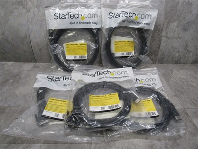 Lot of 5 NEW StarTech DP2DVIMM10 Displayport to DVI Cables, 10ft/3.05m!