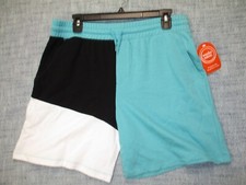 New Wonder Nation-Girls-XXL 18 Green Multicolor Shorts Elastic Drawstring Waist