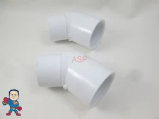 2X Hot Tub Spa 45° 1 1/2" Street X Slip Plumbing Ell PVC Fitting How To Video  