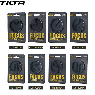 8PCS Tilta Seamless Focus Gear Ring Kit Für Sony/Canon/Panasonic 59-83mm DHL