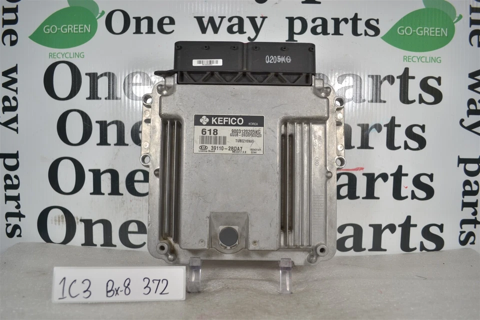 391102BDA7 Kia Rio 2012-2014 Engine Control Unit ECU Module 1C3 372 B8 - Image 2 of 4