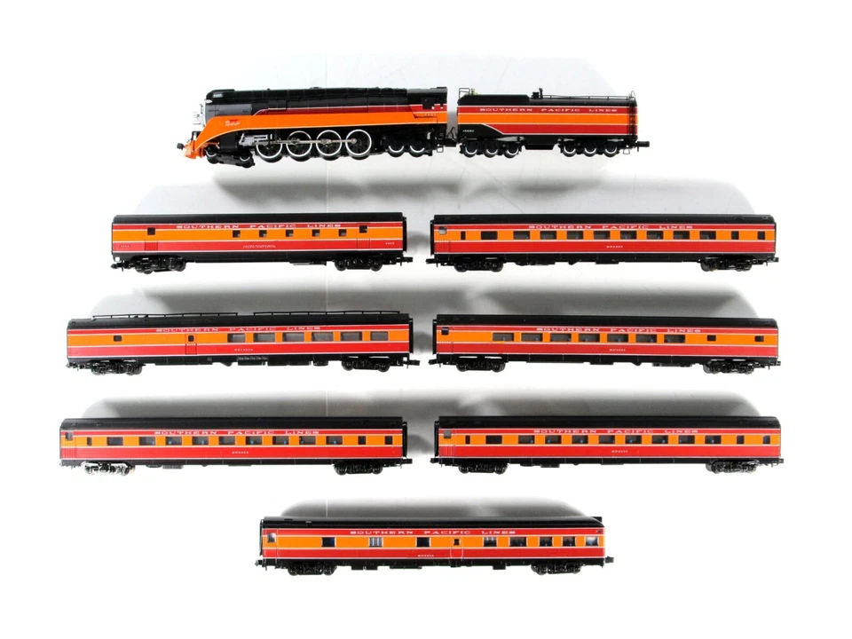 N Scale **SOUTHERN PACIFIC DAYLIGHT*** GS-4 & Passenger Set - CON-COR 008523 Ltd - Image 2 of 4