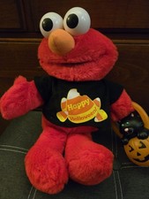 Vintage Sesame Street Talking Halloween Elmo Plush 2000