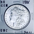 1888 BU GEM MORGAN SILVER DOLLAR UNC MS+++ U.S. MINT RARE COIN 9011