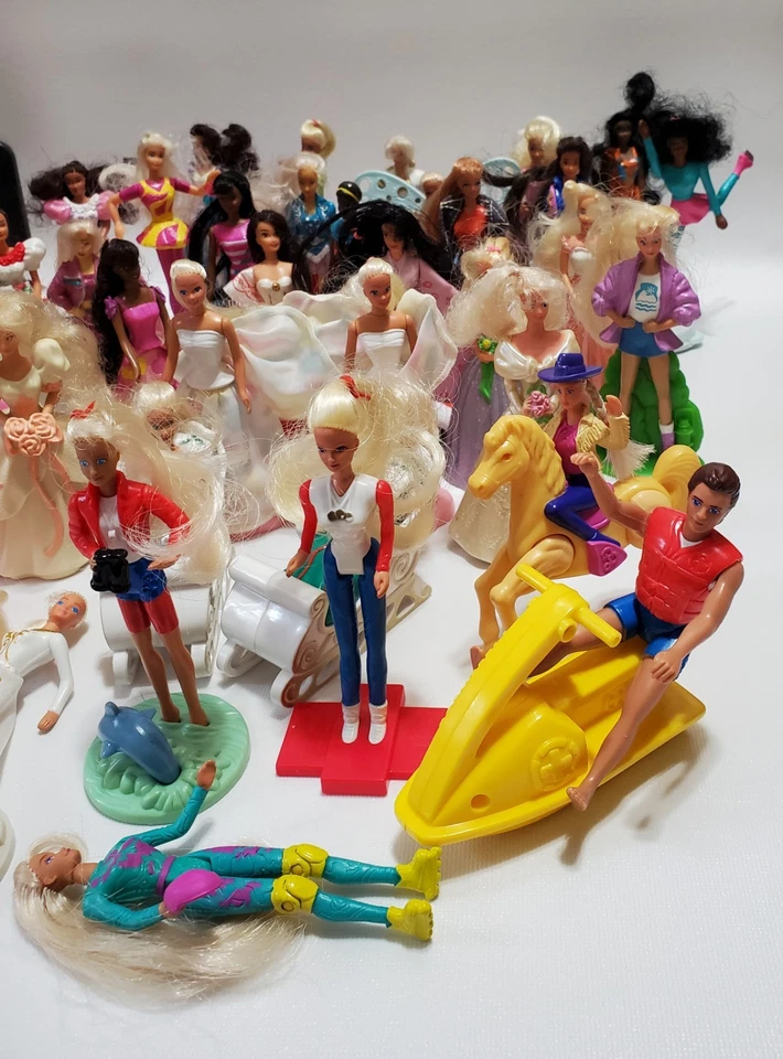 Винтажный лот 1990-2000-х Barbie McDonald's Happy Meal игрушки, 52 изделия всего - Изображение 4 из 4