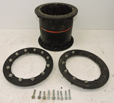   Honda Suzuki Rear Hiper 4x110 4x115 Carbon Fiber Beadlock Bead Lock Wheel  