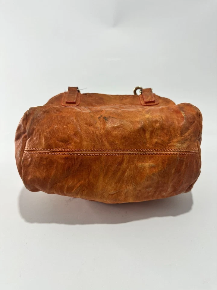 GIVENCHY Charcoal Wrinkled Sheepskin Leather Medium Pandora Bag - Image 3 of 4