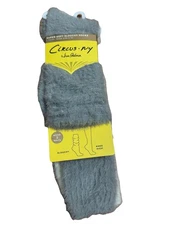 NEW 2 PAIR CIRCUS.NY SAM EDELMAN SUPER SOFT FUZZY SLOUCHY KNEE HIGH SOCKS