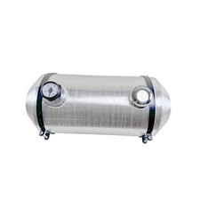 JSD 7 Gallons 10&ldquo; x 22" Aluminum Round Fuel Cell Tank Gas Tank With Level