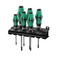 Wera 367/6 Torx BO Kraftform Plus Torx Bo-Schraubendrehersatz + Rack - 138250