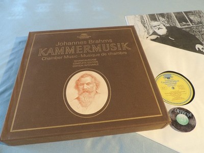 15 LP BRAHMS Kammermusik Chamber  Complete Edition 1968 Germany | VG+ to EX