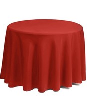 2 Red 132  Round Tablecloths   Gee Di Moda   Gently Used