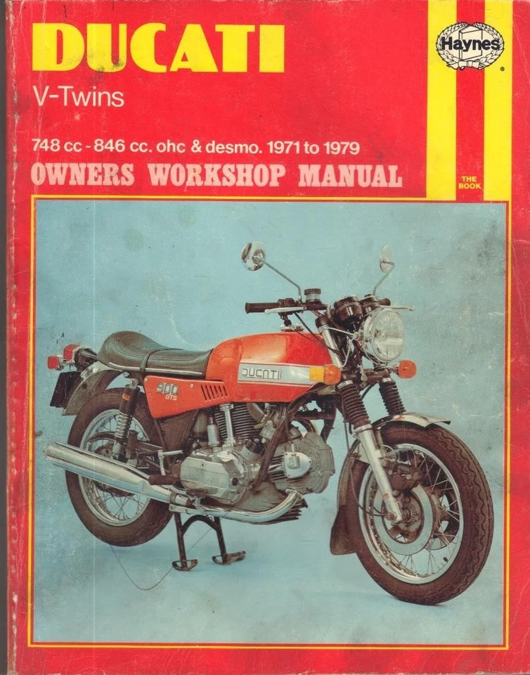 DUCATI 900 SS,750 SS ,860,900 GT,GTS,DESMO,SPORT V-TWIN HAYNES MANUAL 1971-1979 - Image 1 of 1