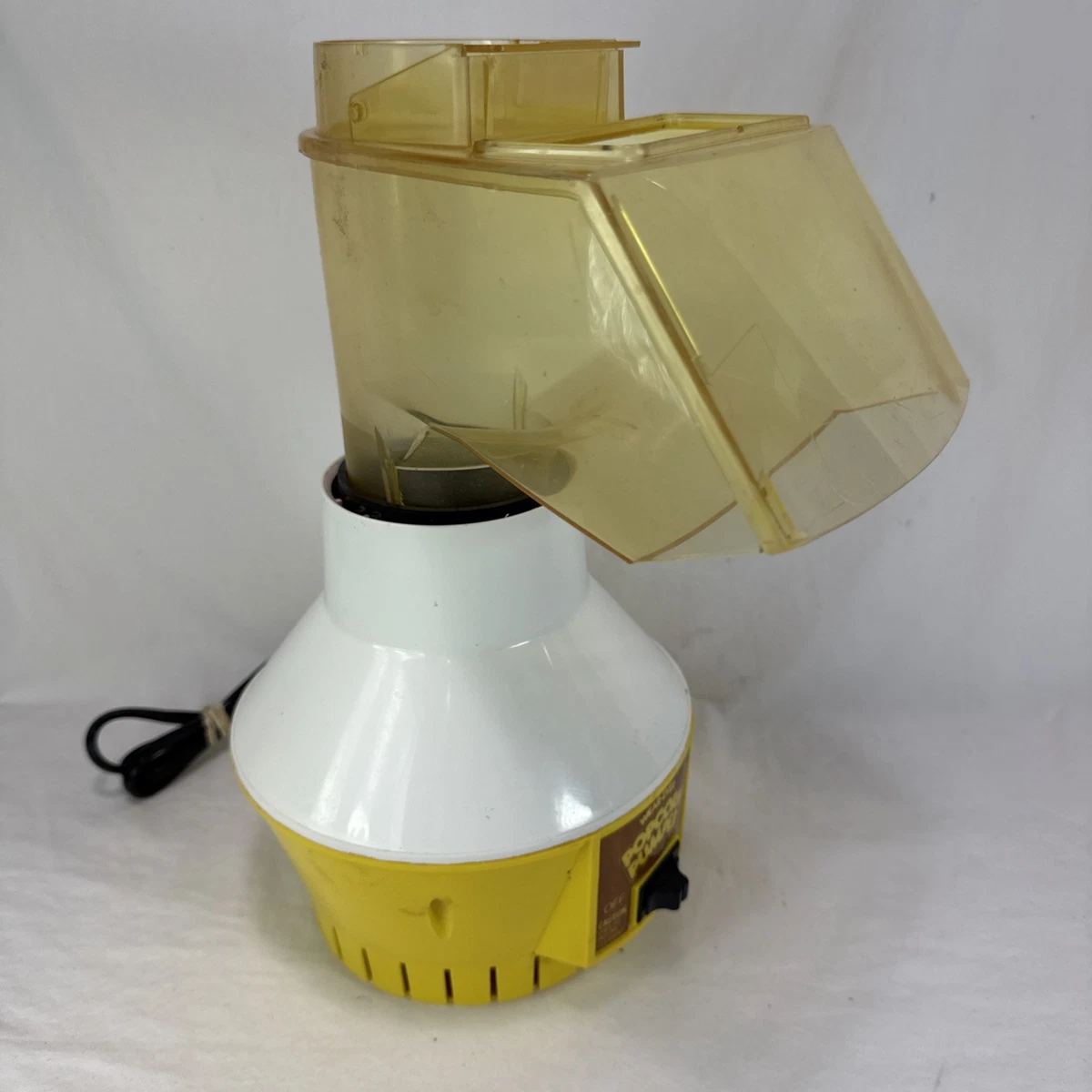 Vintage Wear-Ever Popcorn Pumper Hot Air Popper 73000 with Butter Dish Tested