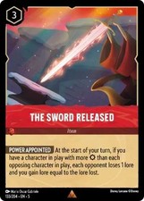 The Sword Released 133/204 COLD FOIL Shimmering Skies Disney Lorcana