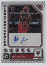 2023-24 Panini Donruss Optic Signature Series Justin Lewis #SS-JTN Auto 1o3q