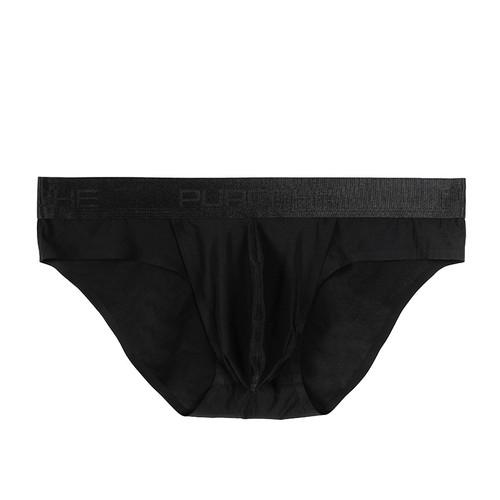 Men's Breathable Ice Silk Underwear Seamless Thin Triangle Briefs Sexy Fit - Picture 13 of 17