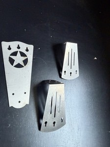 Cigar Box Guitar 3 String Tailpiece 